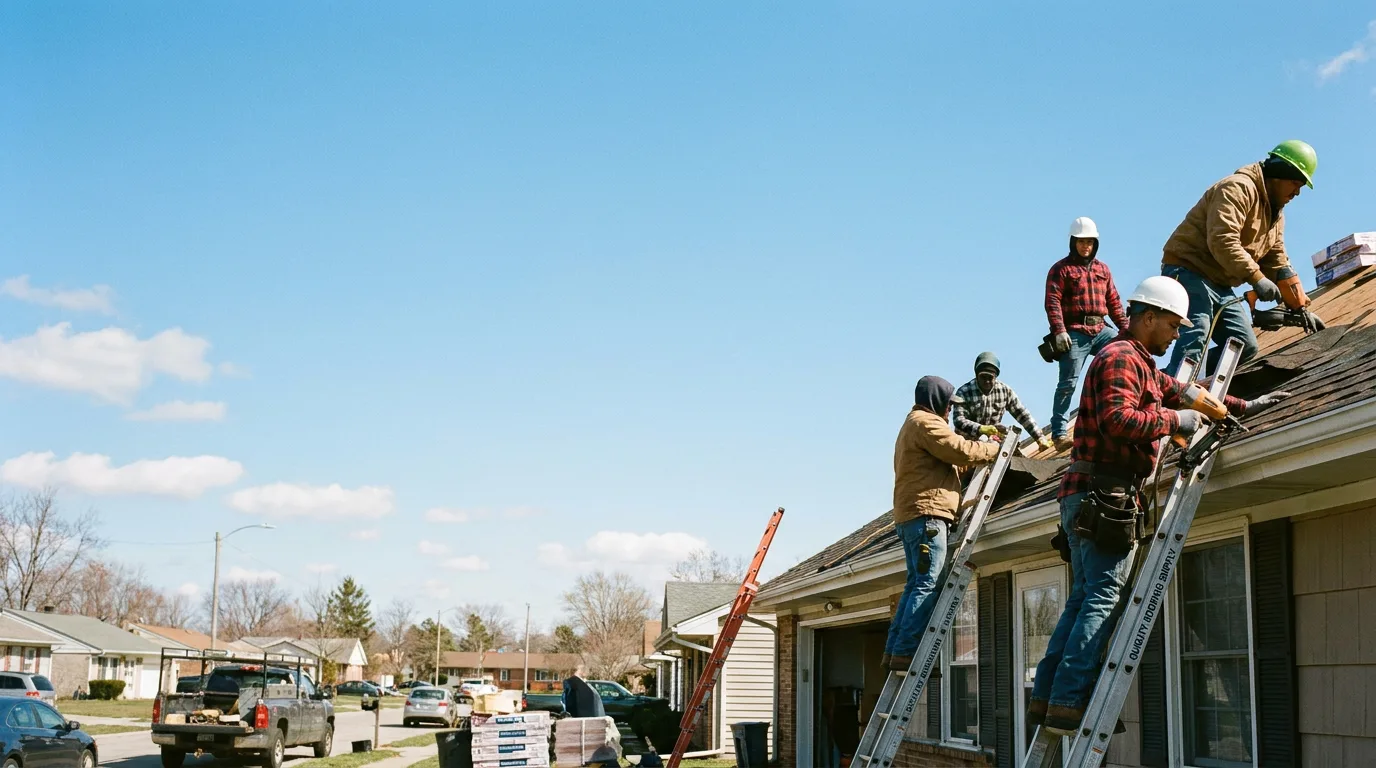 Roofing in Bleiblerville, TX near me